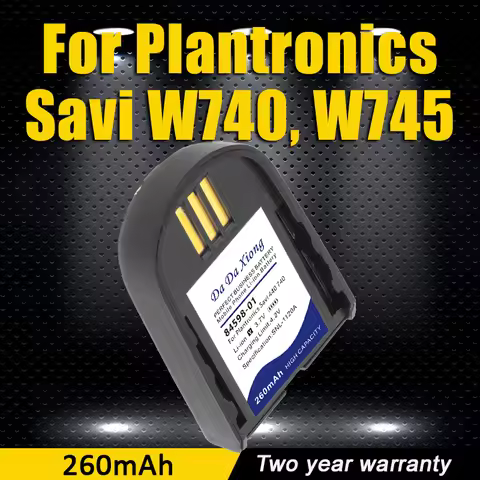 Battery for Plantronics Savi W740 C054A C074 84598-01 82742-01 204755-01 86507-01 W440-M W740-M WH50