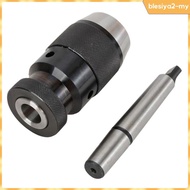[BlesiyaedMY] Self Tighten Keyless Lathe Drill Chuck MT2-B16 Arbor Live Center 0-13mm MK2