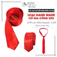 NAIZGO small tie, lucky bright red color for events - happy events