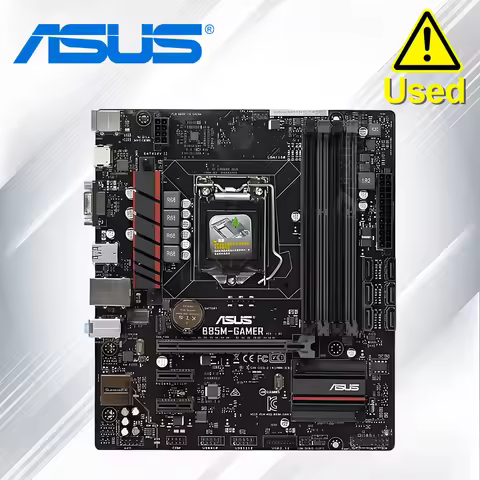 Asus B85M-GAMER Original Desktop Motherboard B85 Socket LGA 1150 i7 i5 i3 DDR3 32G SATA3 USB3.0 Micr