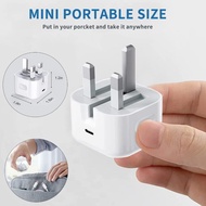 Phone PD20W Power Adapter,Phone 20W Fast Charger, USB C Wall Fast Charger with 1m USB C to Lightn-in