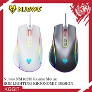 Nubwo NM102M เมาส์เกมมิ่ง(มีซอฟแวร์) Gaming Mouse RGB LIGHTING ERGONOMIC DESIGN