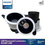 CAHAYA PHILIPS LED SEMI R-SPOT SPOTLIGHT RECESSED LUMINAIRE RS280 G2 RC Rd D75 50D SPOTLIGHT LAMP 7 
