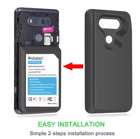 Wubatec 1x 10500mAh BL-44E1F Extended Battery Protective Case For LG V20 H990 F800 VS995 US996 LS995