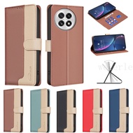 For OnePlus 13 Case Splicing Magnetic Flip Leather Case For OnePlus13 1+13 Case Wallet Phone Case Co