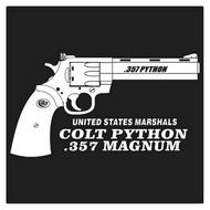 MAGNUM Colt Python .357 Cutting StickerMagnum