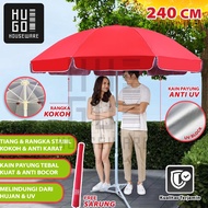 TENDA Best Selling HUGO Umbrella Selling 240cm Umbrella Tent Beach Garden Cafe Bazar With Sarong YAI