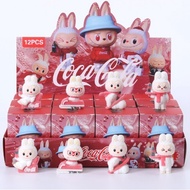 Resin flocking blind box Cola labubu crying doll ornaments toy POP MART Labubu blind bag doll blind 