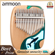 17ปุ่ม Beech ไม้ Kalimba นิ้วโป้งเปียโน Mini Kalimba เครื่องดนตรีแบบพกพา