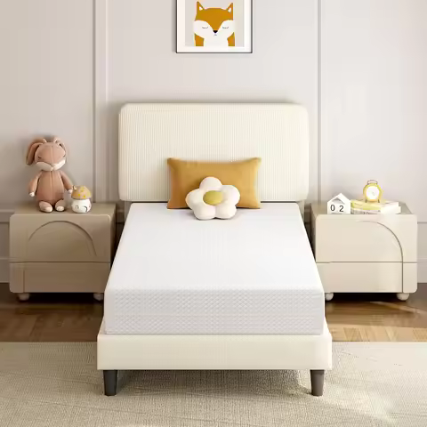 8-Inch Twin Cooling Gel Memory Foam Mattress, Medium Firm, CertiPUR-US Certified for Fresher Sleep
