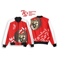 HOODIE JAKET  BOMBER SUKAJAN PRO X INDONESIA MERDEKA HUT RI 79 DIRGAHAYU SPECIAL EDITION EXCLUSIVE D