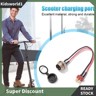 [kidsworld1.sg] Electric Scooter Charging Interface Power Charging Port