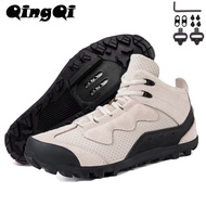 QQ-TB186 High Quality MTB Shoes Mens Hiking Cycl Shoes Cycling Shoes MTB Gravel Road Bicycle Sneakers High-Cut Design Size39-50