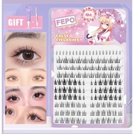 CLUSTER - FEPO FIBER SEPARATION lashes (Free Glue Tweezers)