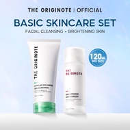 The Originote Bundle 2in1 Brightening Moisturizer 120ml + 150ml Low pH Cicamide Facial Cleanser