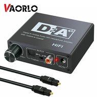 Hifi DAC Amp Digital To Analog Audio Converter RCA 3.5mm Headphone Amplifier Toslink Optical Coaxial Output Portable dac 24bit