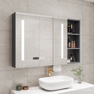LINZHIPU Mirror Cabinet Intelligent With Lights Mirror Cabinet Bathroom Wall Mounted Mirror Cabinet
