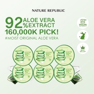 Nature Republic Aloe Vera 92% Soothing &amp; Moisture Gel 300ml*6pcs - Moisturizer for Normal Skin