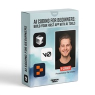 AI Coding for Beginners Course Build Your First App with AI Tools - Complete Guide to Cursor v0 and 