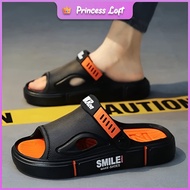 READY STOCK 👑 2408 SPORT Men's Slippers Summer Lightweight Coconut Sandals Outdoor Non Slip Beach Br