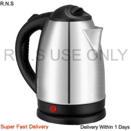 Kettle Stainless Steel 2Liter Electric Kettle Ketel Teko Jug Cerek Elektrik Tea Maker Hot Water Pemanas air  panas