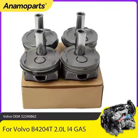 Engine Parts Pistons & Rings Set Fit 2.0 L T For 14-20 Volvo S60 S90 V40 V60 V90 XC60 XC90 XC40 B420