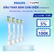 Bộ 4 Đầu Bàn Chải Điện PHILIPS Sonicare W2 HX6064/67 Màu Trắng Hỗ Trợ Làm Trắng Răng