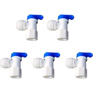 Acetal Copolymer RO Water Storage Tank Ball Valve,1/4 inch O.D. Tubing x 3/8 inch Female Speedfit Sh