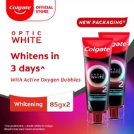 [Bundle of 2] Colgate Optic White O2 Oxygen Whitening Toothpaste 85g