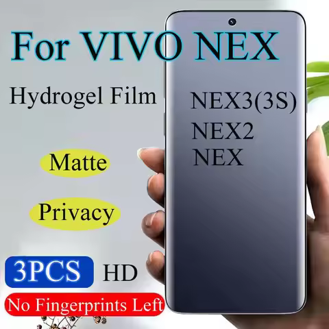 NEX3S Matte Screen Protector For VIVO NEX3 NEX2 Privacy Hydrogel Film NEX Soft HD Full Coverage Anti