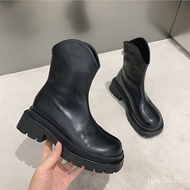XYPLOVERWoodpecker Dr. Martens Boots Thin2022New Internet Hot Thin Boots Platform Ankle Boots Women's Spring and Autumn