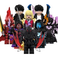 Solo Leveling Action Figure Sung Jin-Woo Beru Bellion Mage Cha Hae-In Lgris Tusk Building Block Coll