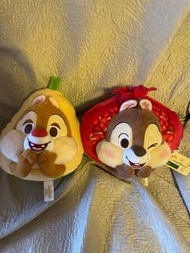 現貨 Chip N Dale  大鼻鋼牙/奇奇蒂蒂公仔  蔬果版