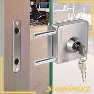 [Sunnimix2] Anti Security Lock Push Sliding Gate Lock 12mm Thick