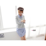 ※ Lucky Shop QV5557 Stripes~Long Shirt~Nursing Dress