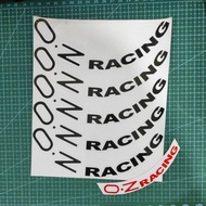 OZ Racing Rim Cutting Sticker