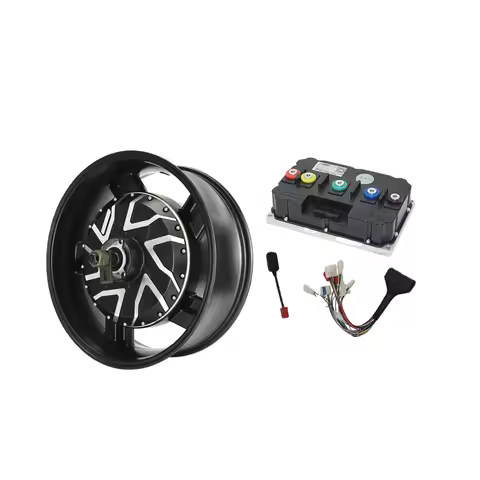QS Motor 17inch 17X6.0inch 70H 12000W V4 96V 157kph Hub Motor ND721800 ND961800 Controller Kits High
