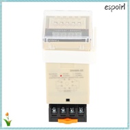 ESPOIR Time Relay, DH48S‑2Z with Socket Base Digital Time Relay, Precision Timing 220V 0.01S-99H99M 