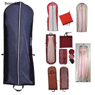 Benvdsg> Wedding Dress Dust Cover Gown Dustproof Cover Foldable Clothes Storage Bags well