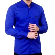 KEMEJA BCA blue shirt for men. Sky blue shirt for men. Long-sleeved mocha shirt for men. BCA blue sh