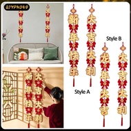 [qjypno49] 2x Chinese New Year Hanging Decorations Chinese Fu Characters Ties Charm Tassel for Indoo