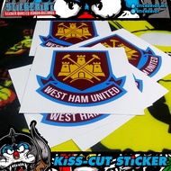 WEST HAM UNITED KISSCUT STICKER (1pc)