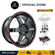 New Sport Rim RAYS TE37 17inch 17x7.5 4x114.3 ET42 Persona Livina Iriz Saga VVT Satria Neo Waja Gen2 Rim Baru Mr Wheel