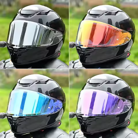 Durable Motorcycle Helmets Visor Helmet Face Shield Lens Visor Plating Uv Protection Lens Faceshield