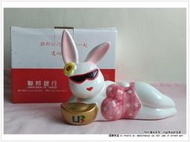 《煙薰草堂》聯邦銀行 兔女郎撲滿 存錢筒 ~ 1999年 陶瓷