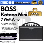 BOSS Katana-Mini 7 watt Combo Guitar Amplifier (Katana Mini) travel size portable size amplifier speaker
