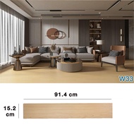 พื้นกระเบื้องยาง พื้นไม้ พื้น PVC ลายไม้กาวในตัว ขนาด 5 ตารางเมตร(36แผ่น) กันน้ำและกันลื่น ทนต่อขูดข