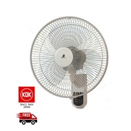 SG SELLER KDK Wall Fan M40MS 40cm Wall Fan (Grey/Black) with REMOTE