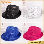 Quality Products Wide-Brimmed Hat Sequins For Party 58cm Adult Model