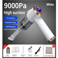 ฟรีค่าส่ง เครื่องดูดฝุ่นไร้สาย เครื่องดูดฝุ่นในรถ เครื่องดูดฝุ่นแบบพกพา 9000PA 120WCordless Q8 Car V